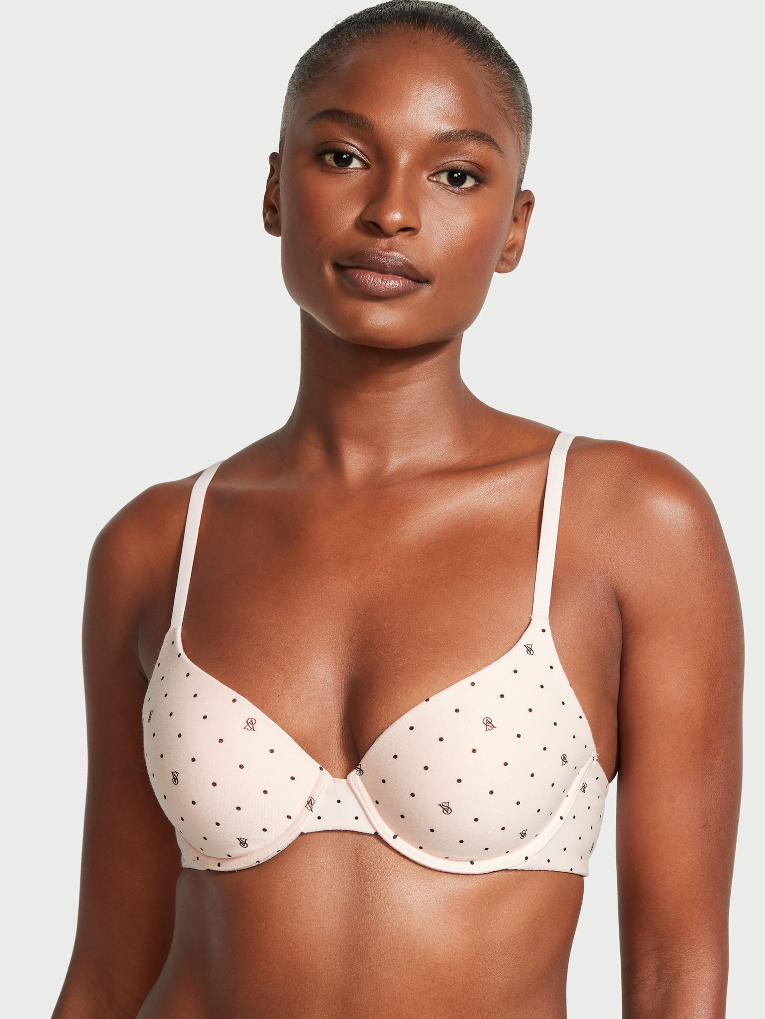 Cotton Lightly Lined Demi Bra image number null