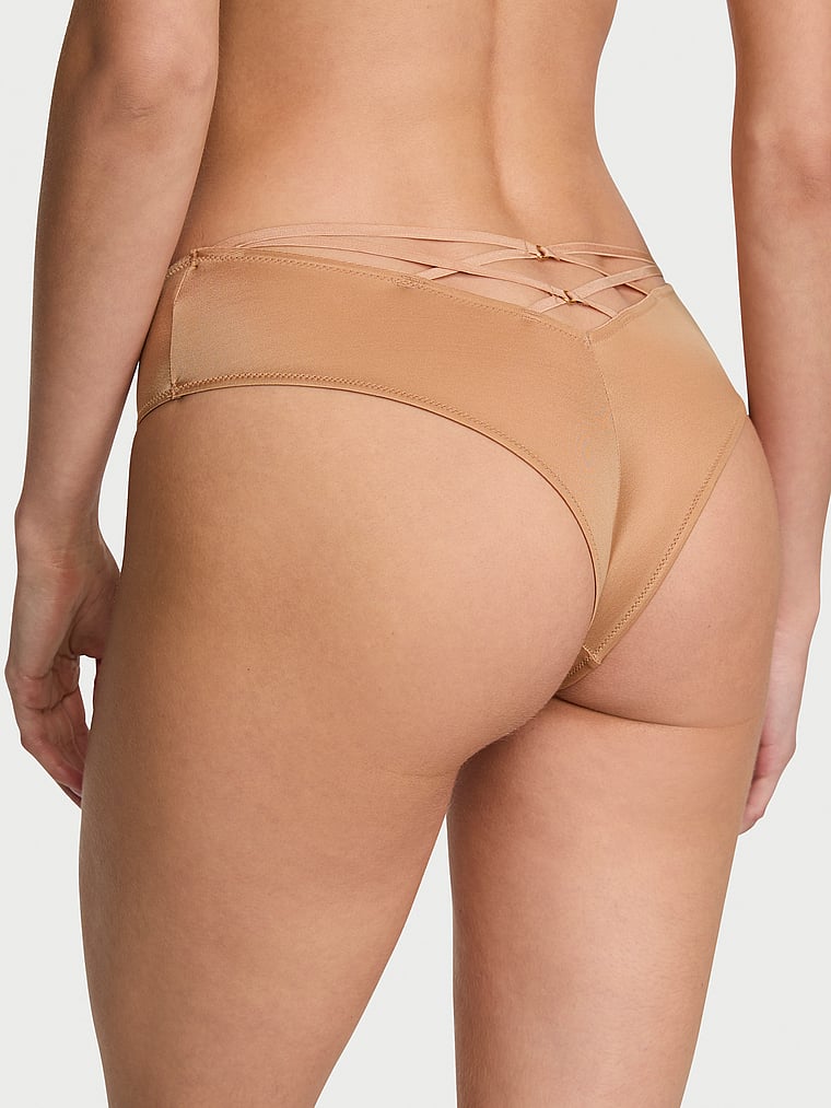 Strappy-Back High-Leg Cheeky Panty image number null