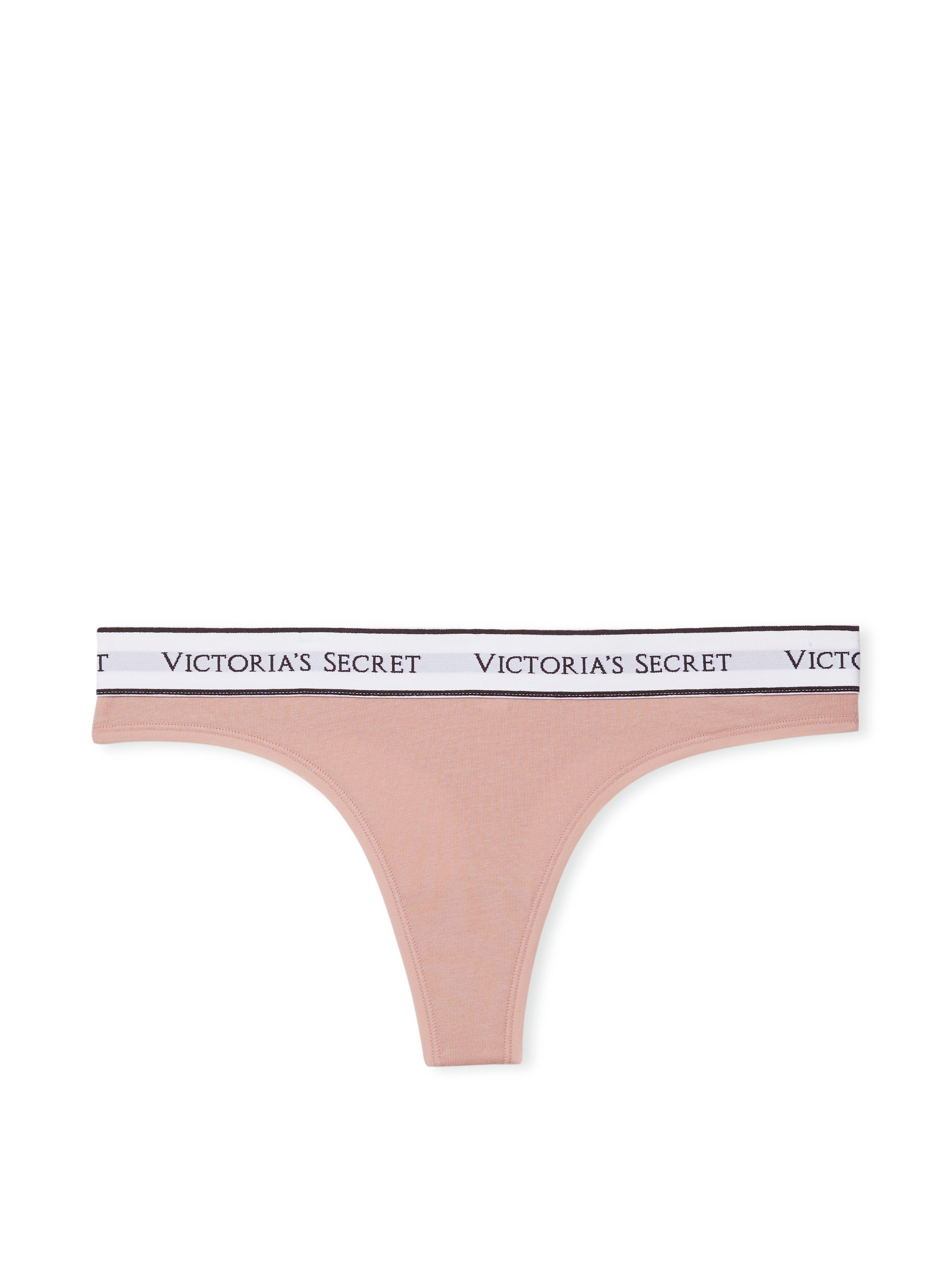 Logo Cotton Thong Panty image number null