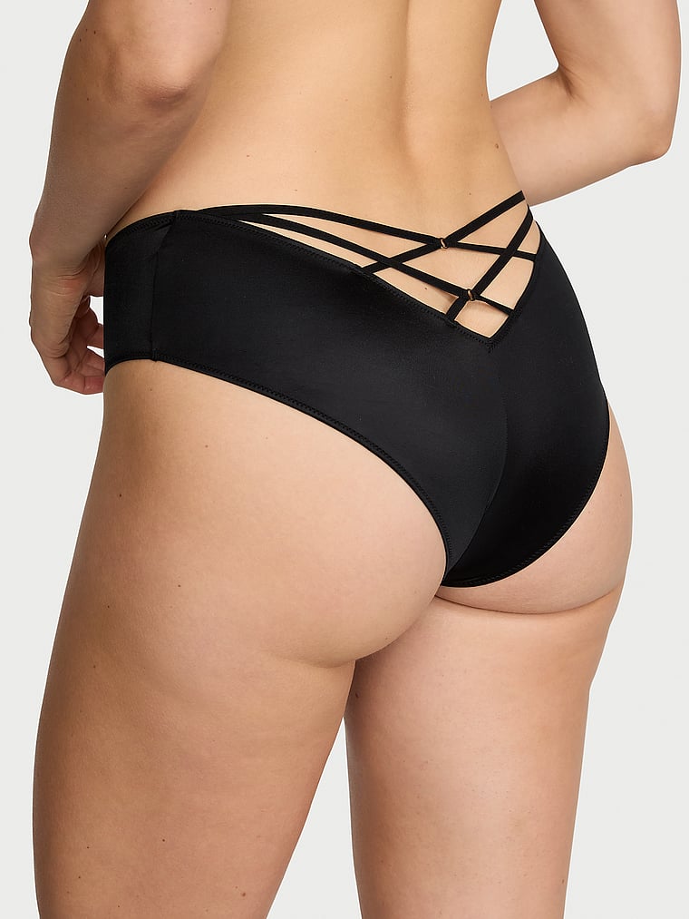 Strappy-Back High-Leg Cheeky Panty image number null