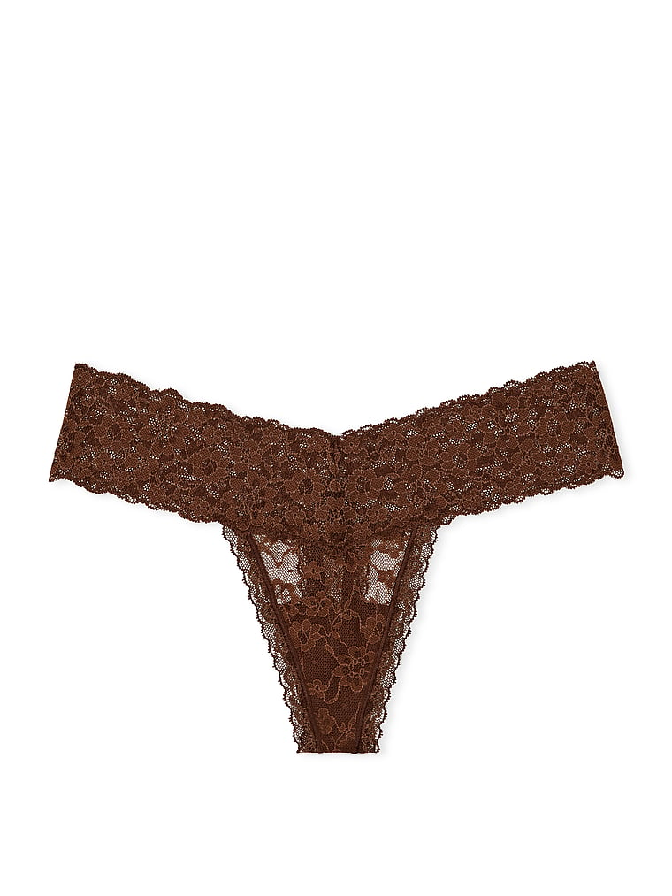 Lace Thong Panty image number null