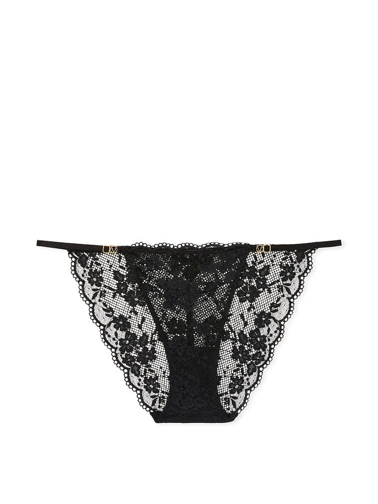 Lace Adjustable String Bikini Panty image number null