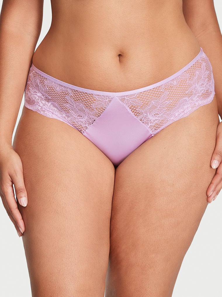 Lace-Trim Cheeky Panty image number null