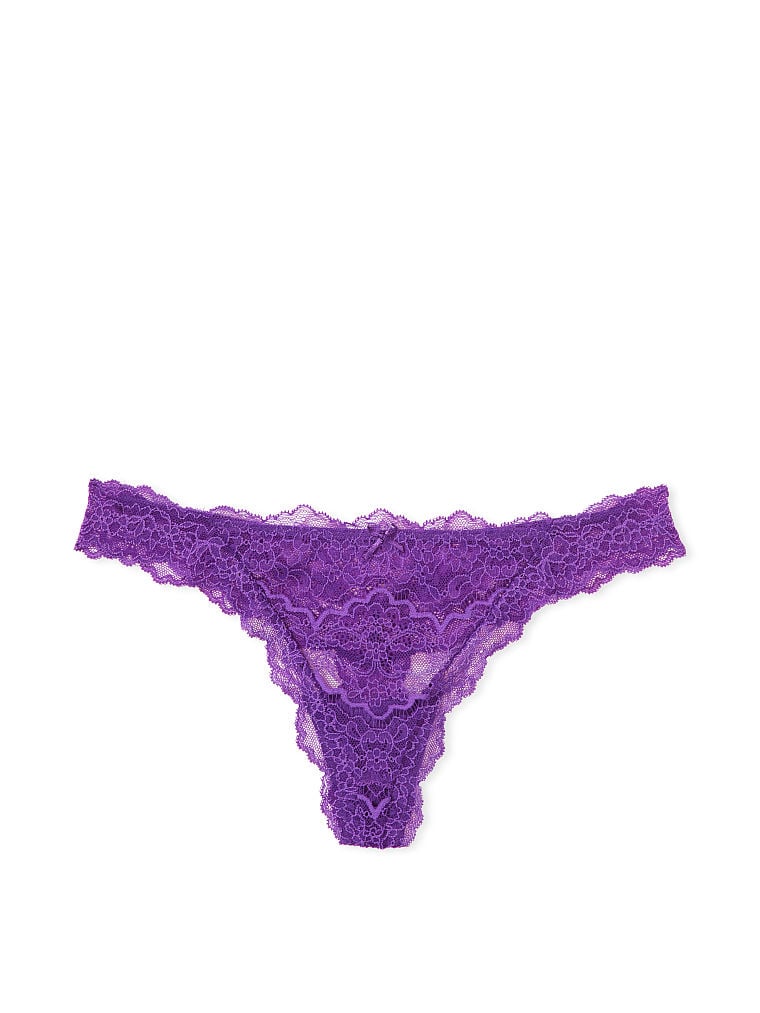 Lace Thong Panty image number null