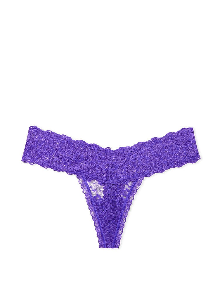 Lace Thong Panty image number null