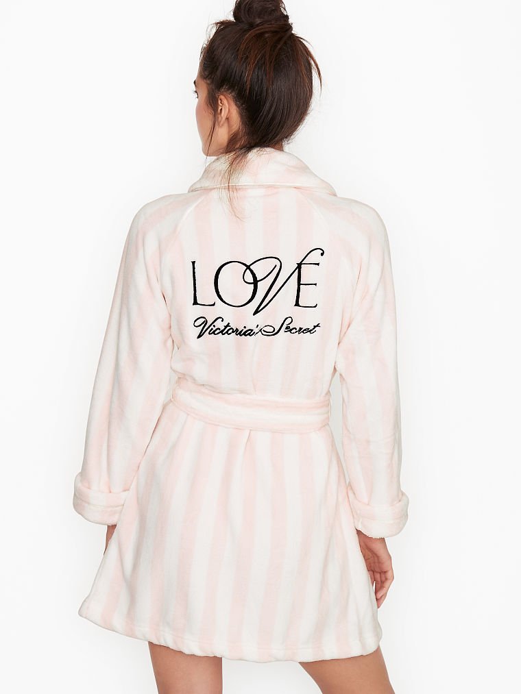 Logo Short Cozy Robe image number null